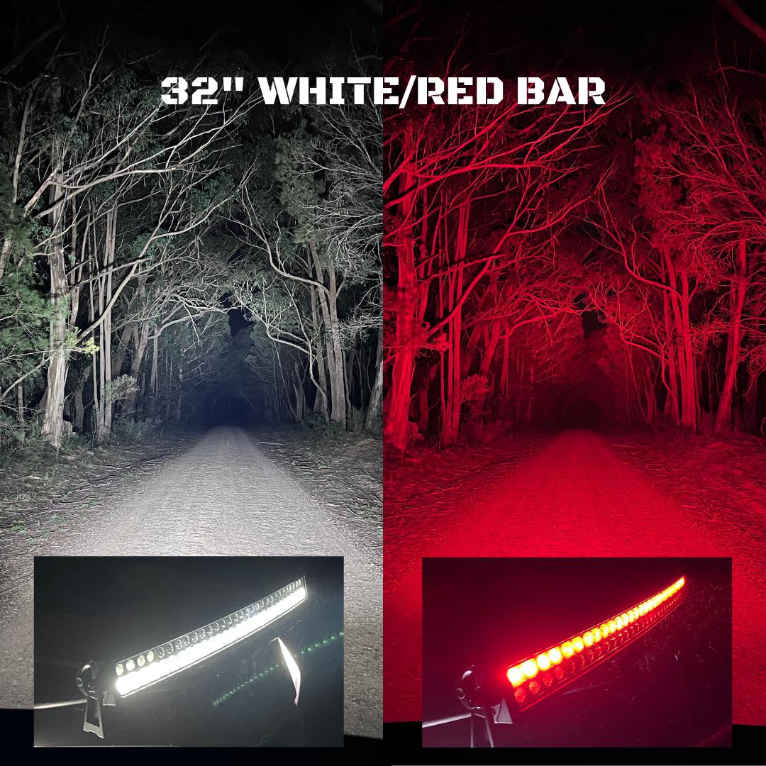 Red led store light bar